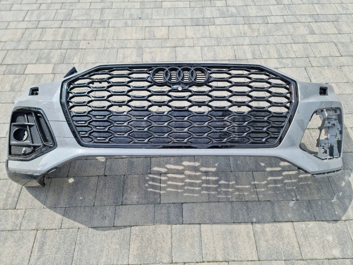 фото №5, Audi q5 рестайлинг 80a s line s-line бампер переднее перед решётка решётка радиатора