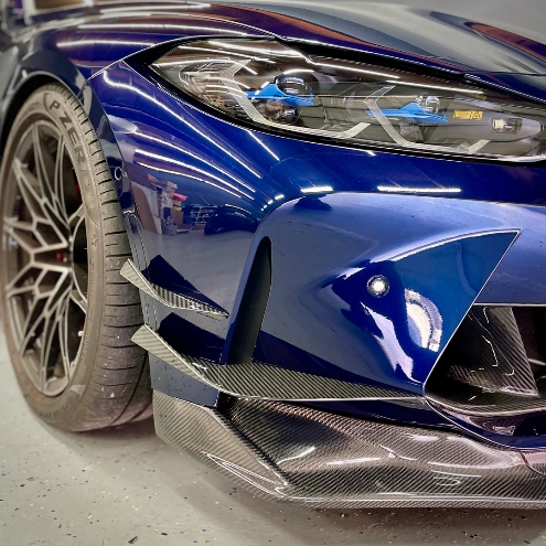 фото №8, Карбонові canardy накладка pzód bmw m3 m4 g80 g81 g82 g83 v стиль