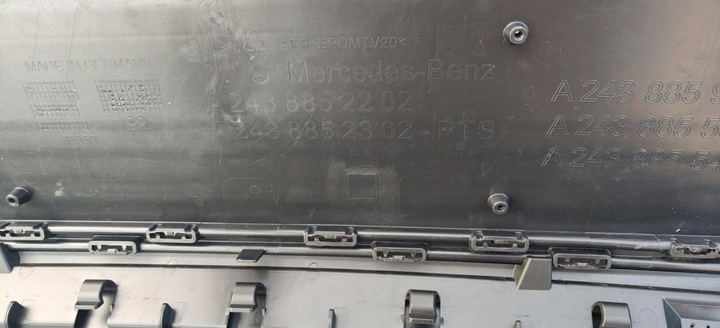 фото №13, Накладка бампера зад mercedes eqb x243 a2438852202