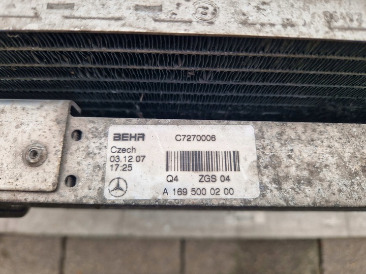 фото №9, B-klasa w245 2.0 cdi автомат комплект радіатор з вентилятор