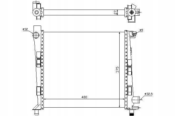 фото №11, Радіаторів двигуна mercedes a-class w 168 97- a 140