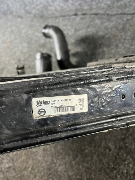 фото №8, Nissan note e11 1.5 dci інтеркулер радіаторів повітря 14461 9u20a