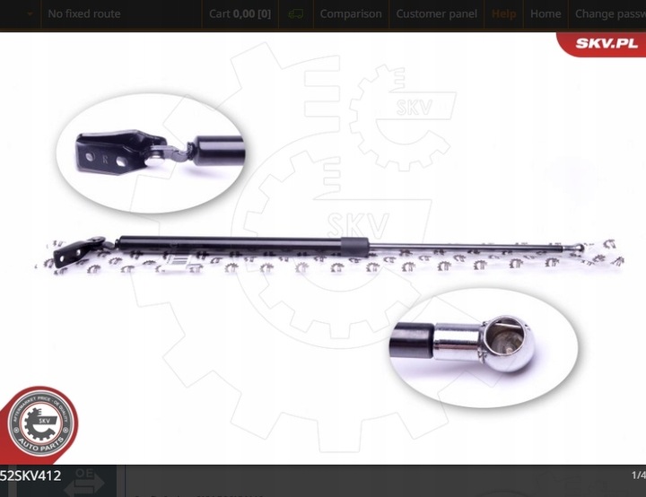 фото №2, Амортизатор задньої кришки з правої mazda 323 f vi