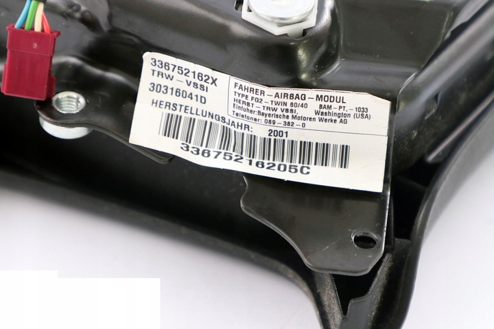 фото №12, Bmw x5 e53 подушка безопасности подушка безопасности 6752162