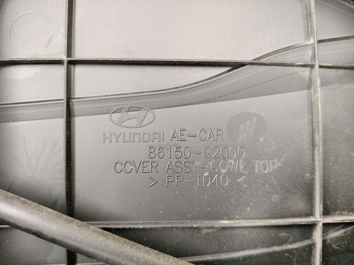 фото №8, Панель под лобовым стеклом комплектные европа hyundai ioniq 4 1.6 gdi hyb 16r 86150g2000