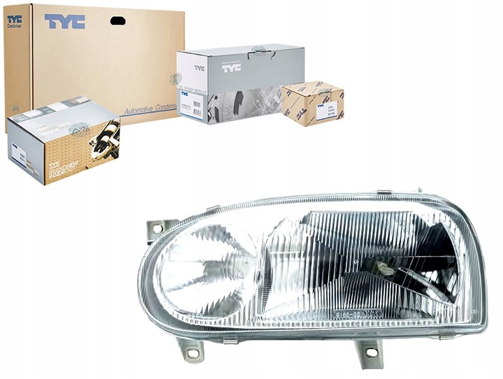 фото №13, Фара le vw golf iii 92-97 h1/h1