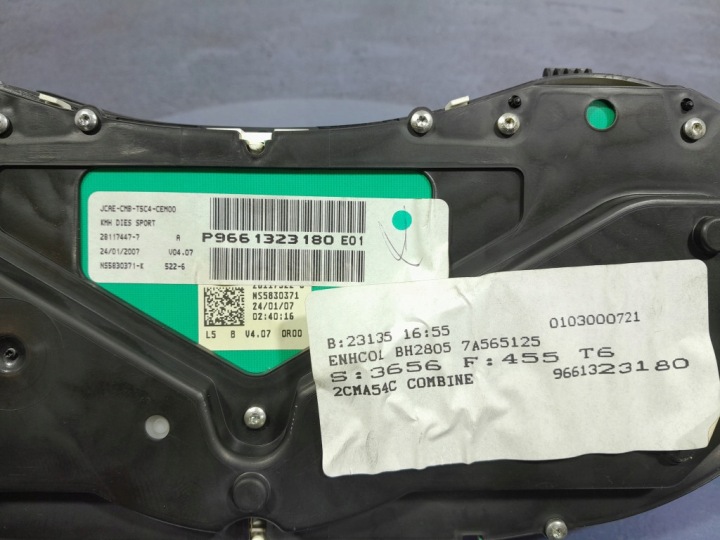 фото №6, Peugeot 307 1.6 hdi панель приладів eu p9661323180
