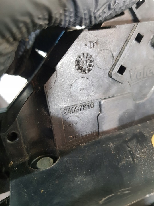 фото №11, Замок двері ручка каркас 24103158 правий зад peugeot 207 рестайлінг hb 5d ezq