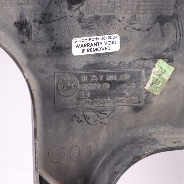 фото №10, Bmw x3 g01 x4 g02 защита планка рейка редуктор левая передняя 7394807