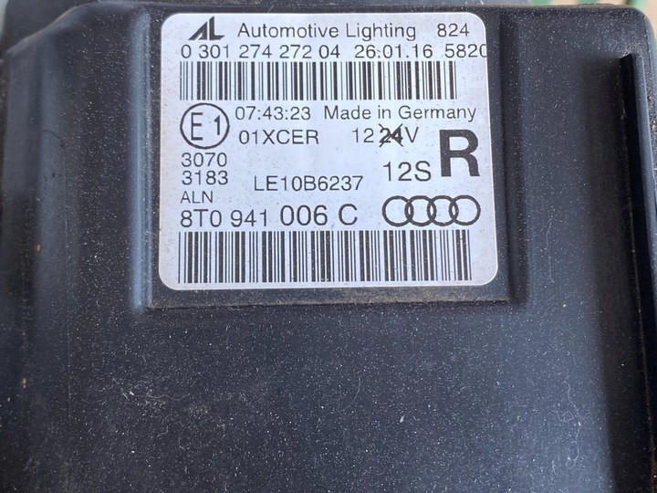 фото №11, Audi a5 8t рестайлинг s-line lz7g перед капот крылья бампер усилитель лампы