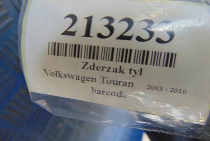 фото №7, Volkswagen touran 2.0tdi бампер зад код фарби ld7x