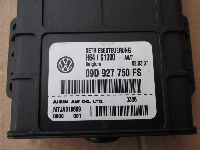 фото №4, Audi q7 4l 2007r модуль блок керування коробки коробки передач 09d927750fs