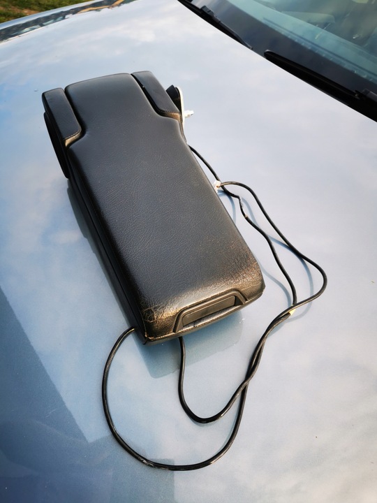 фото №15, Подлокотник ze бардачком сиденья mercedes w124 124 usa кожа чёрный ce