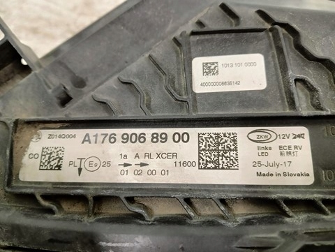 фото №6, Лампа ліва лівий повний led mercedes a-klasa 176 a176 w176 рестайлінг 15-