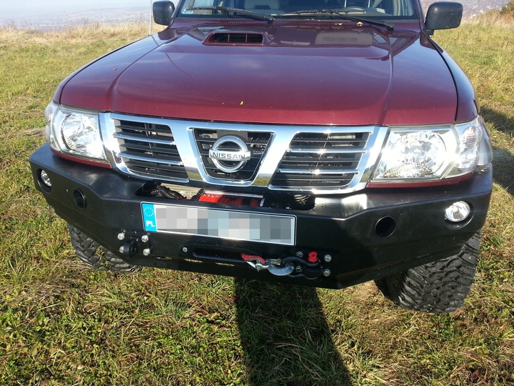 фото №6, Бампер стальной переднее перед nissan patrol y61