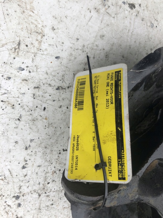 фото №3, Поворотный кулак ступица перед передняя правая mini r56 r55