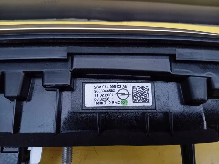 фото №7, Opel mokka ii лампа зад w крышка багажника левая правая идеал 9833944480 9833944580