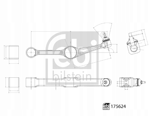 фото №14, Важіль підвішування колеса перед l dół з перед набір + niezbędnik водія #1