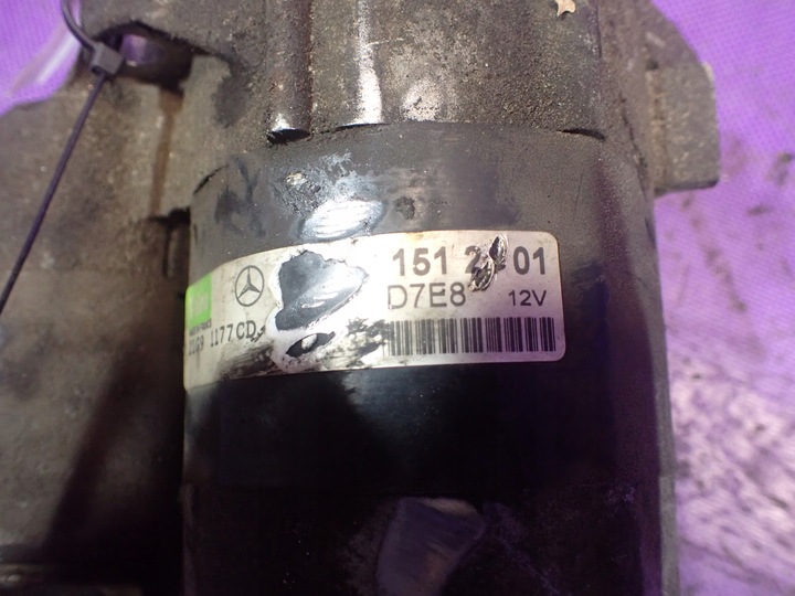 фото №5, Mercedes a-klasa w168 1.4 стартер 0051512101 8z