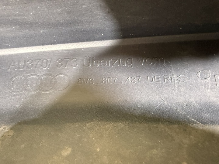 фото №14, Audi a3 8v hb бампер передній радар розпилювач ly9b 12-16 8v3807437de