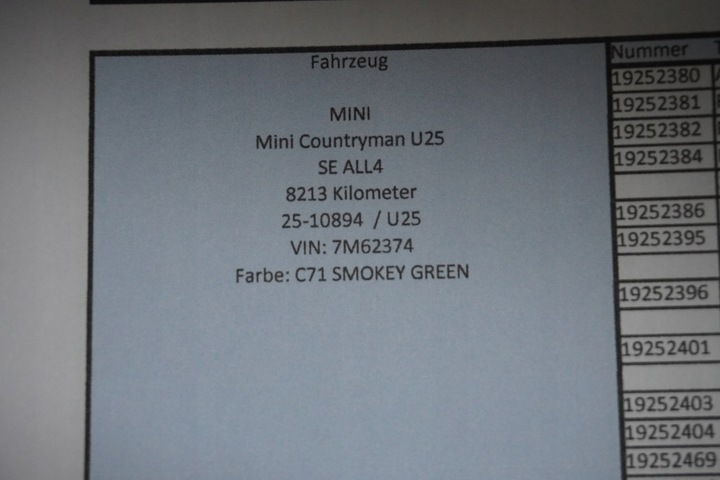 фото №5, Зеркало зеркало mini u25 f74 f70 ec-led 5a8a016