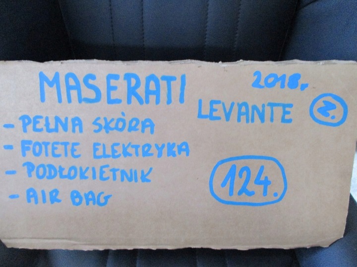 фото №15, Оббивка сидіння шкіра maserati levante 18r