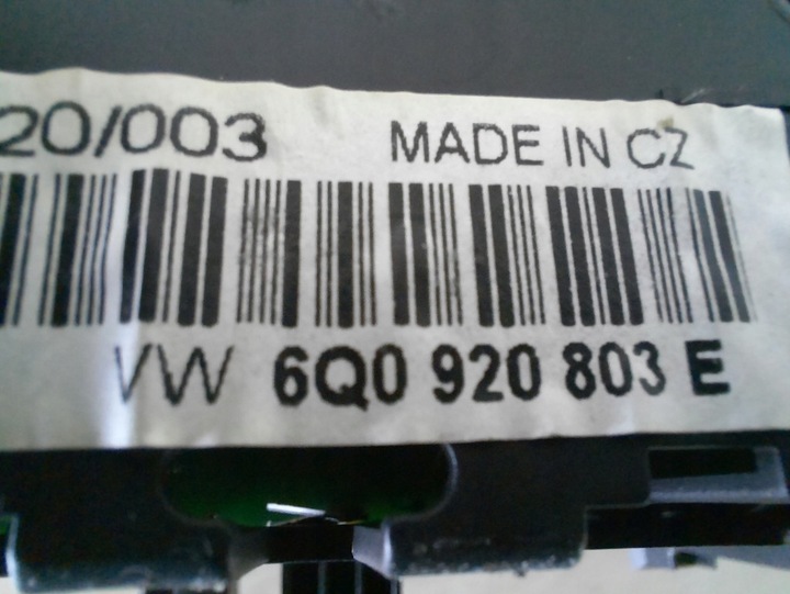 фото №7, Volkswagen polo 4 iv 05-09 спидометр приборы спидометр 6q0920803e