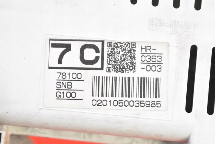 фото №9, Спідометр  дисплей eu 78100snbg100 honda civic 8 viii 1.8 i-vtec 140 km