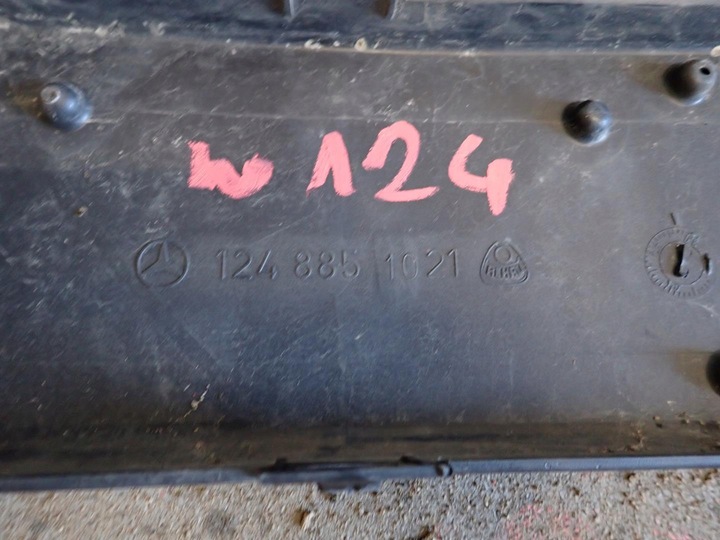 фото №9, Накладка планка бампера перед mercedes 124 1985-1993 1248851021