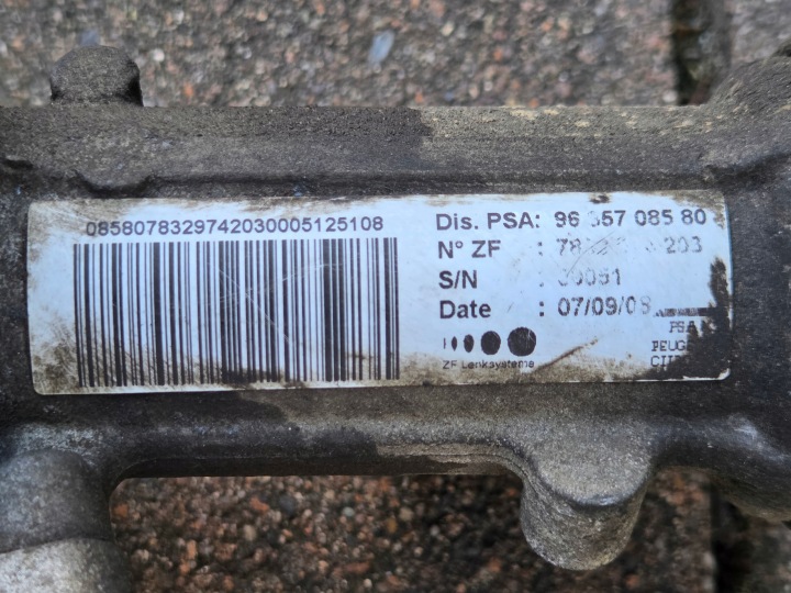 фото №13, Citroen c5 iii x7 рейка рулевая 9685708580 европа 08-2018