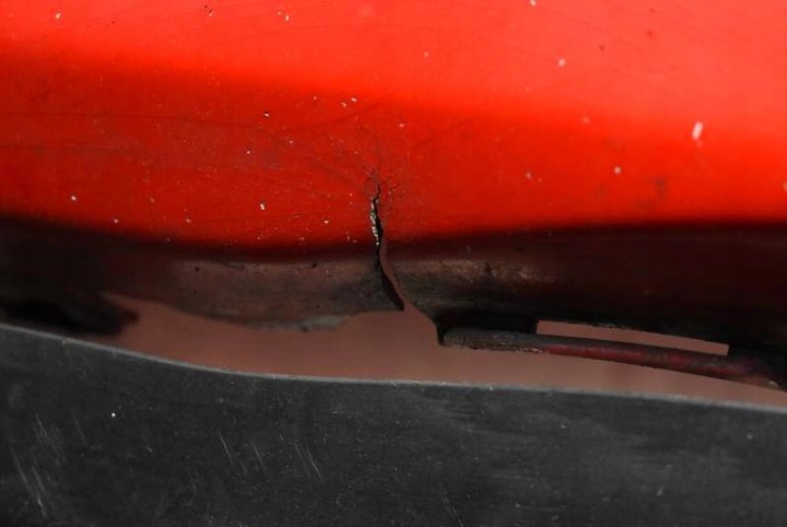 фото №11, Бампер перед передній червоний toyota corolla e12 00-08