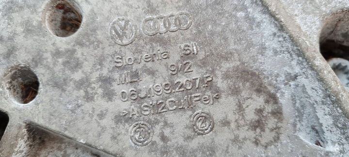 фото №6, Q3 83a лапи кронштейн двигуна гвинти 2.0 tfsi 06j199207p vw tiguan ii