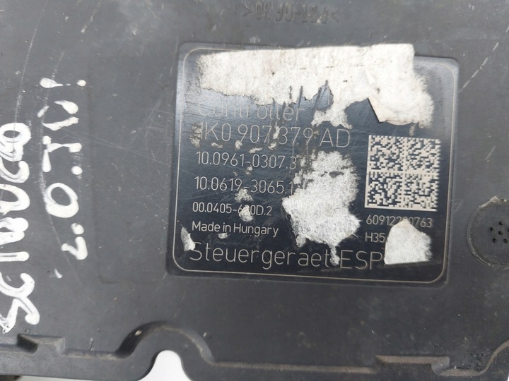 фото №7, Насос abs 1k0907379ad 1k0614517bd vw scirocco 2.0 tdi