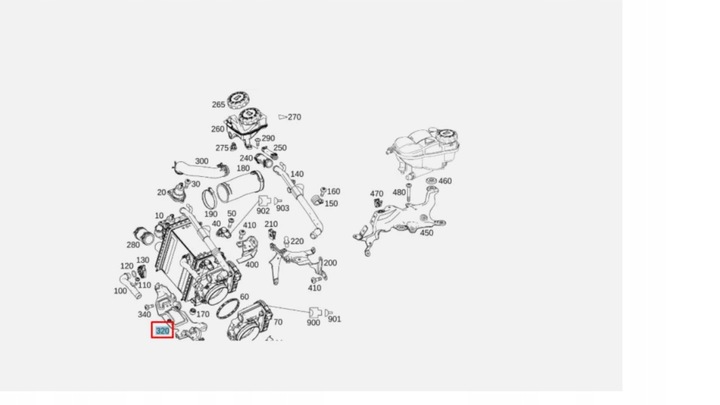 фото №7, Mercedes w177 держатель охлаждение воздуха левый a1770904100 оригинал