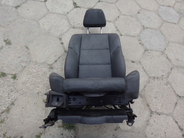 фото №10, Сиденье правые перед переднее пассажира bmw e60 e61 м-пакет sport чёрная кожа