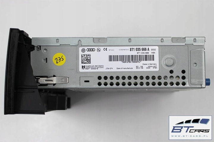 фото №9, Audi a4 a5 q5 набор mmi 3g монитор + считыватель + панель 8t0919609f 8t1035666