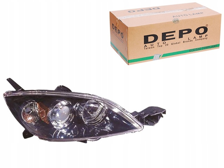 фото №1, Фара mazda 3 03-09 pr hb3 h7 электрический depo