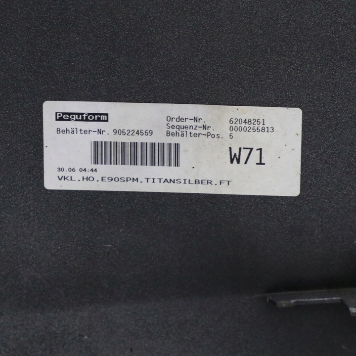 фото №13, Bmw e90 бампер задній м-пакет титан срібло срібний металік - 354