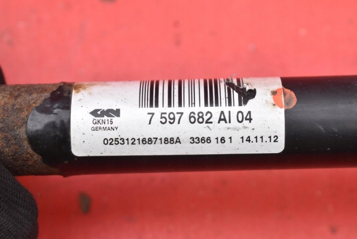 фото №6, Полуось правая зад автомат 7597682 bmw 4 f36 2.0 d 150 km 13-17