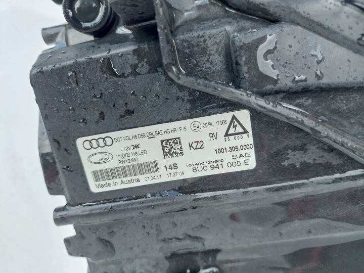 фото №9, Audi q3 8u 16-18 фара передня ксенон з led права перед 8u0941005e usa