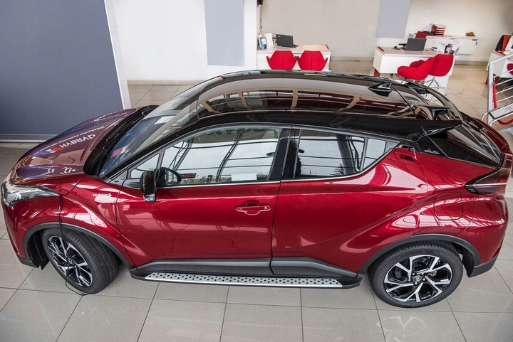 фото №15, Градусы боковые пороги автомобильные toyota c-hr 2016-