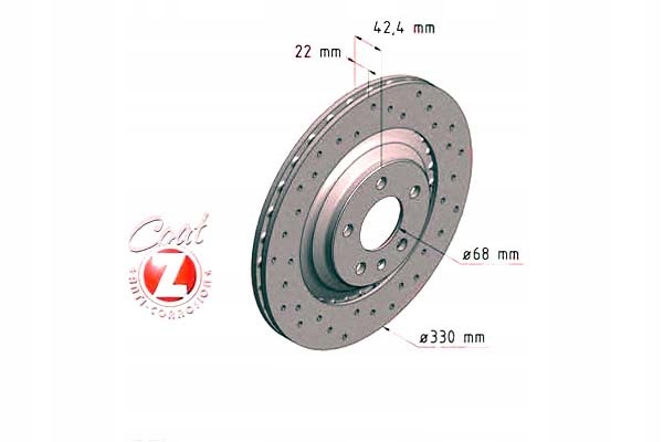 фото №2, Комплект диск тормозных zimmermann 4f0615601b 17