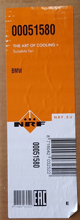 фото №16, Радіаторів двигуна nrf 1436241 17111611565 17119071