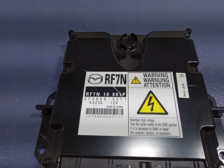 фото №6, Mazda 5 cr i 2.0 citd набор стартовый блок управления замок зажигания спидометр