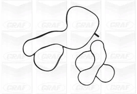 фото №3, Pa1218 насос води vw 1,2tsi/1,4tsi graf насоса wody/wate