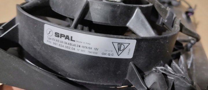 фото №7, Вентиляторы крышки porsche 911 991 рестайлинг gts 99162405204 , 991504583