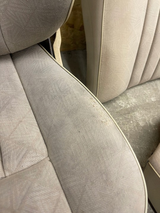 фото №10, Сиденья передний задние светлый bez ёлочка mercedes w124