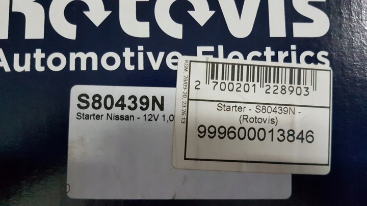 фото №7, Note ii e12 micra k13 1,2 стартер 12v 1,0kw