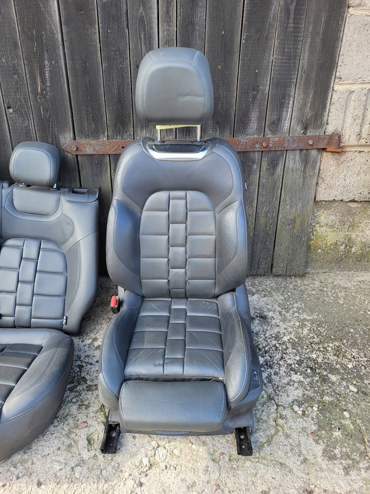 фото №8, Сидіння шкіра чорна комплект диван citroen ds5 11-15 підігрів електричні