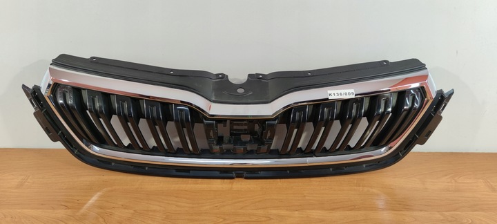 фото №1, Skoda kamiq решётка решётка радиатора решётка бампера верхняя